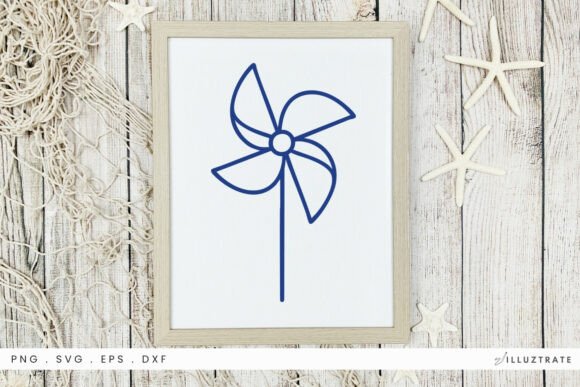4th July Pinwheel SVG Clipart for Crafts & Graphics