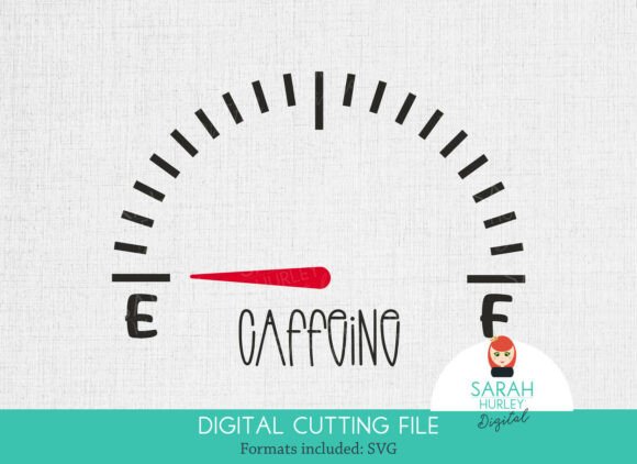 Caffeine Meter Graphics for Crafts & Content
