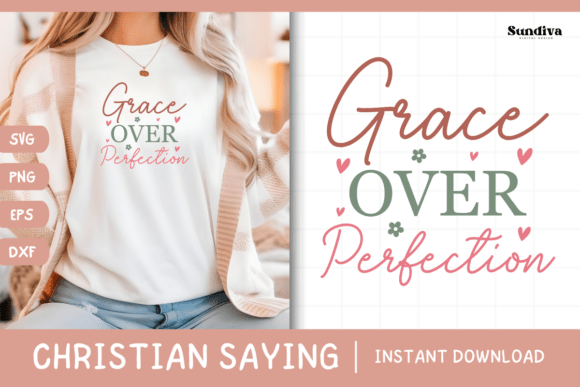 Christian Quote SVG V2 — Faith Saying 6 Graphics for Crafts