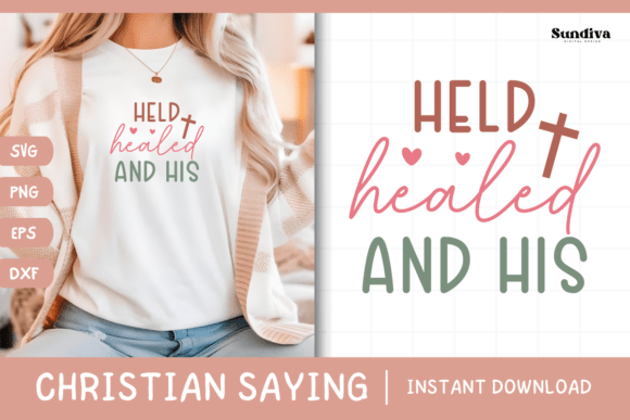 Christian Quote SVG V2: Faith Saying 7 Graphics for Crafts