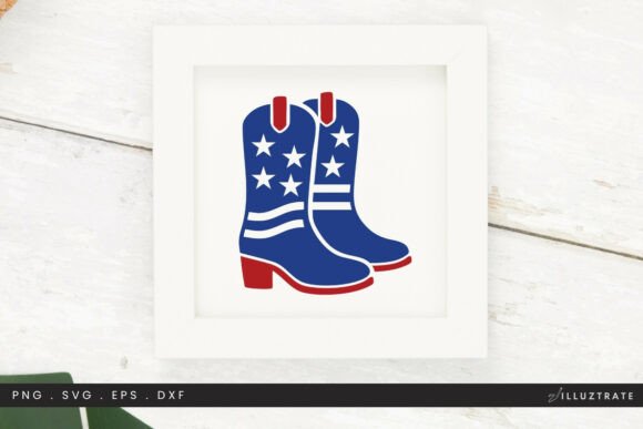Cowboy Boots SVG Clipart for Crafts & Graphics