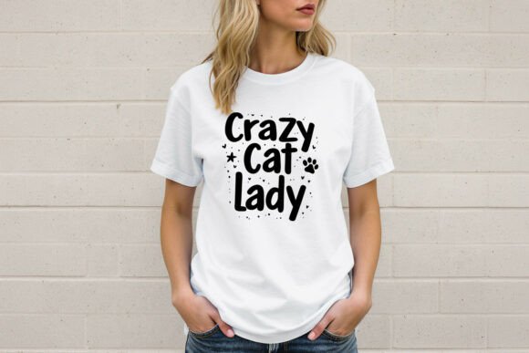 Crazy Cat Lady SVG: Graphics for Crafts & Local Branding