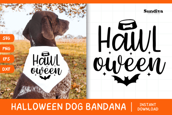 Funny Halloween Dog Bandana Quote SVG 19: Graphics for Crafts & Seasonal Branding