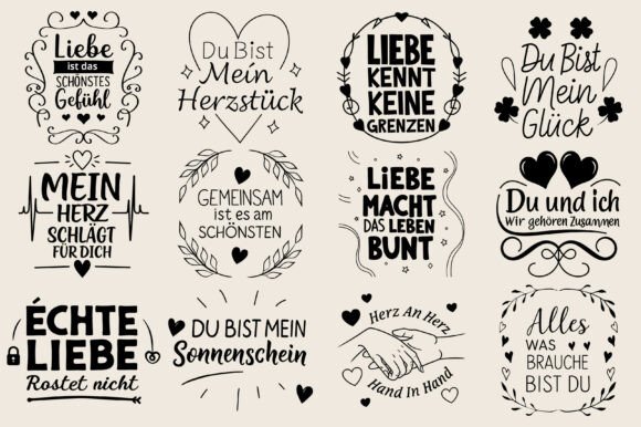 German Love Sayings Plotter File