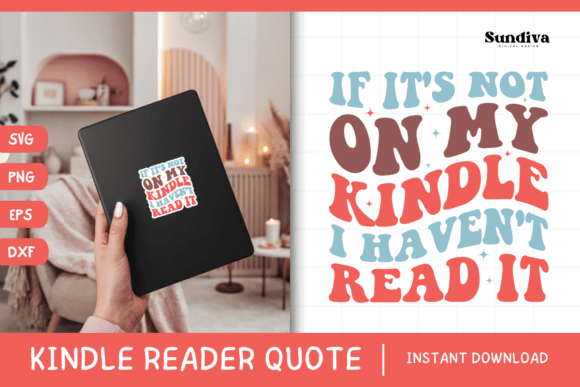Kindle Lover SVG Graphics for Crafts