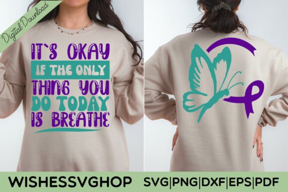 Mental Health Inspirational Quote SVG for Crafts & Graphics