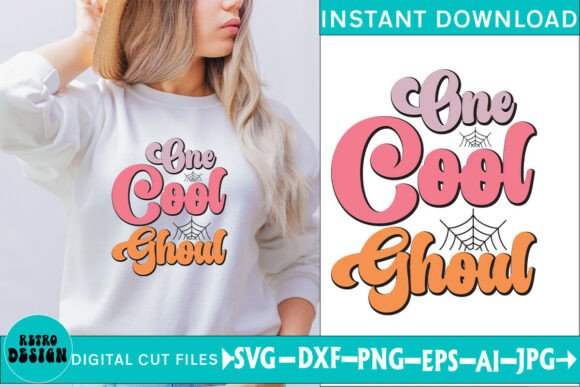 One Cool Ghoul Cute Halloween Quote SVG: Graphics for Crafts Done Right