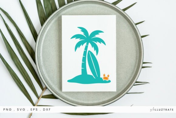 Palm Tree SVG Clipart for Crafts & Graphics
